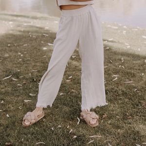 Villa Linen Blend Pants